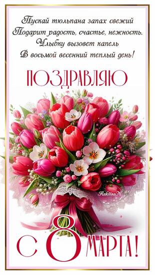 С прекрасным праздником весны, 8 марта! новость на сайте СетьСвет
